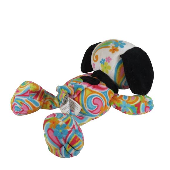 Hallmark Peanuts Snoopy Plush 6" Colorful Retro Pattern Soft Toy Stuffed Animal - Picture 3 of 16